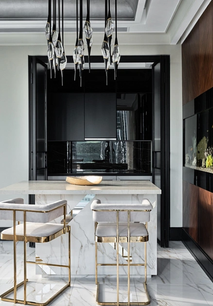 Interior Design Project for Apartments Using Natural Stone in the Neva ...